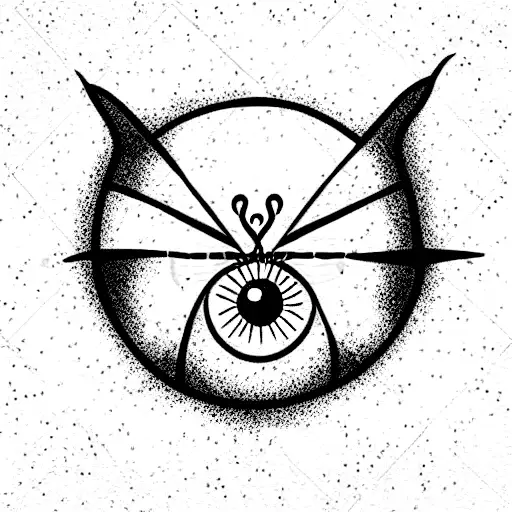 Sun Moon Eyes Butterfly Sparkles Rain tattoo design idea