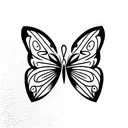 Sun Moon Eyes Butterfly Sparkles Rain tattoo design idea