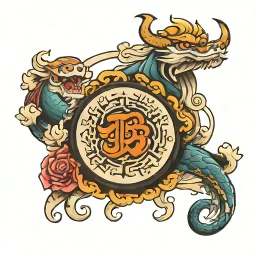 good fortune  tattoo design idea