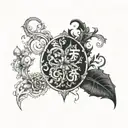 bipolar disorder tattoo design idea