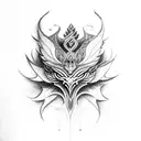 Garuda god  tattoo design idea