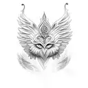 Garuda god  tattoo design idea