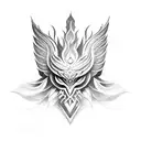 Garuda god  tattoo design idea