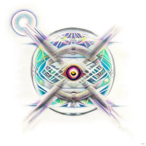 Led Zeppelin, Pink Floyd, Beatles, tame Impala; collage tattoo design idea