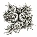 June 27, 1994 numbers inside gemini tattoo design idea