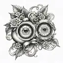 June 27, 1994 numbers inside gemini tattoo design idea