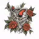 heartbreak betrayal  tattoo design idea