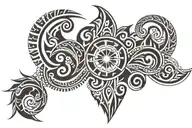 polynesian tattoo design idea