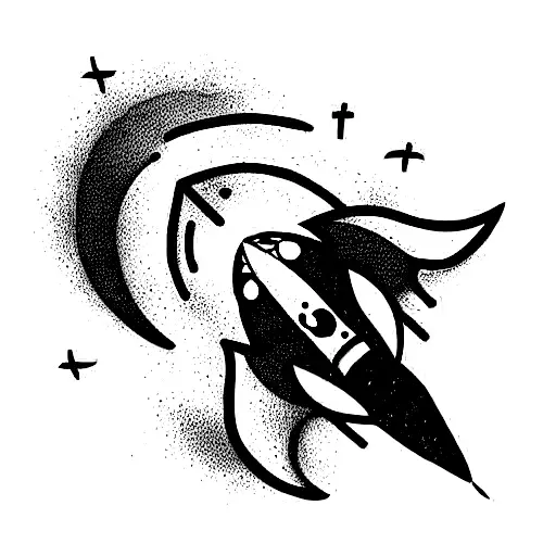 rocket racoon tattoo design idea