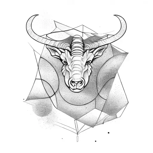 tauro and escope tattoo design idea