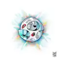 cartoon tattoo design idea