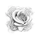 clock, rose, eye tattoo design idea
