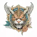 satoru gojo tattoo design idea