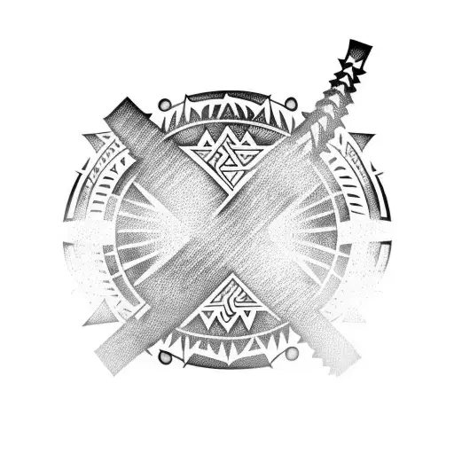 new Zealand tribal forearm  tattoo design idea