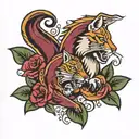 Florida state tattoo design idea