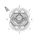 father daughter bond  tattoo design idea