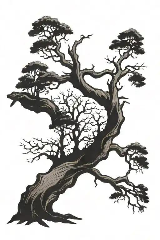 Dead Trees tattoo design idea