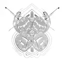 3 turtles tattoo design idea