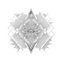 Wavy timeline in Black work with the years 1975, 2001, 1977 and 2008 tattoo design idea