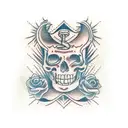 Timeline tattoo design idea