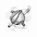 baseball Irish flag tattoo design idea