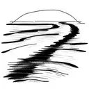 Harpeth rived, Rivanna river, red river, Mississippi River, Charles river connecting into one river tattoo design idea