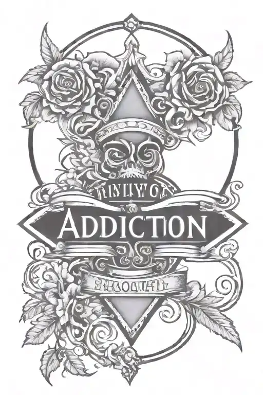 a tattoo design that represents recovery from addiction tattoo design idea