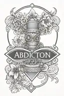 a tattoo design that represents recovery from drugs and that there is life after addiction. tattoo design idea