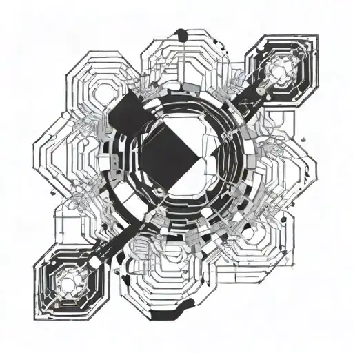 quantum computing tattoo design idea