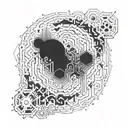 quantum computing tattoo design idea