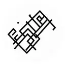 cyber lines circuit tattoo design idea