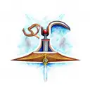 double edged sword  tattoo design idea