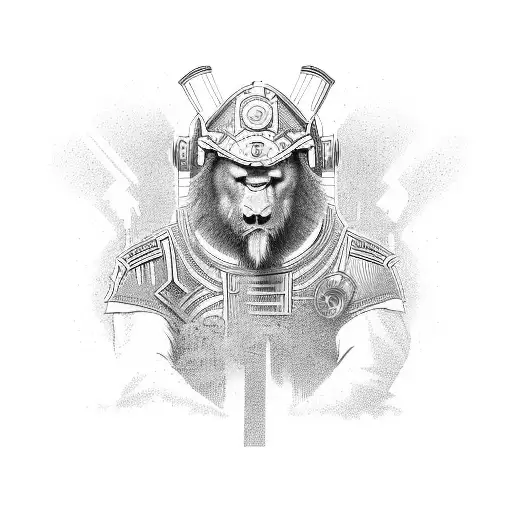 Monk sneaf bible tattoo design idea