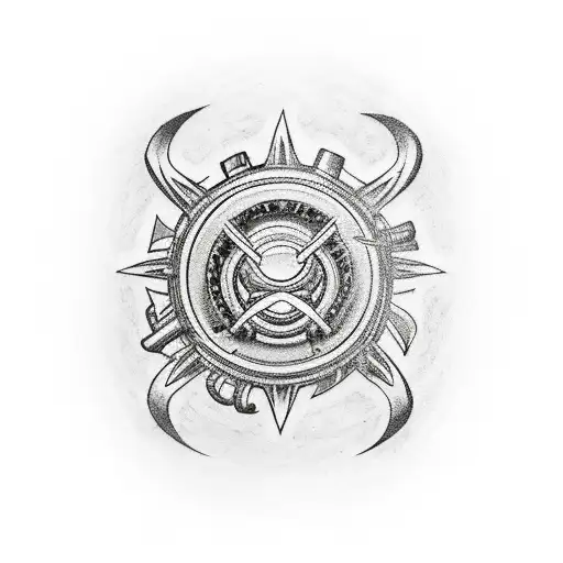 beyblade tattoo design idea