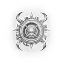 beyblade tattoo design idea