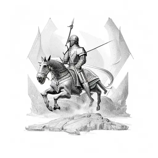 Moscow St. George the Victorious tattoo design idea