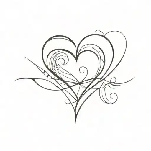 E A Herz tattoo design idea