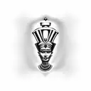 Nefertiti tattoo design idea