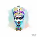 Nefertiti tattoo design idea