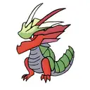 Dragon with cold fire tattoo design idea