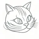 cheshire cat graphics tattoo design idea