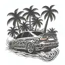 audi a4 b5 exhaust makes flames tattoo design idea