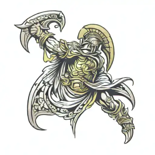 Spartan Sleeve tattoo design idea