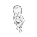 a little boy tattoo design idea