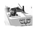 Taylor swift looking sad on a boat with the text "I might be okay, but I'm not fine at all" tattoo design idea