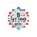 number 8 with maya culture into my son´s name santino and oscar , football  tattoo design idea