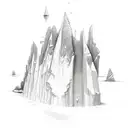 iceberg tattoo design idea