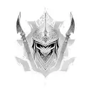 zulfiqar sword tattoo design idea