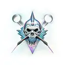 wizard tattoo design idea