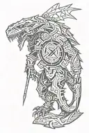 Skyrim borderlands logos tattoo design idea